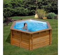 Piscine bois ronde Lili Ø2,80 x H.1.07 m