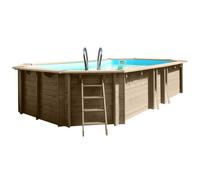 Piscine bois Safran 2 6 20 x 3 95 x 1 36 m - Gré