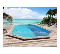 Piscine bois " Sao Paulo " - 6.57 x 4.07 x 1.20m