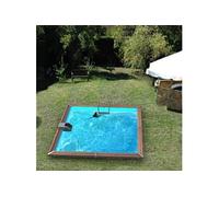 Piscine bois carrée 5,20 x 5,20 x H. 1,47 m SOLTA