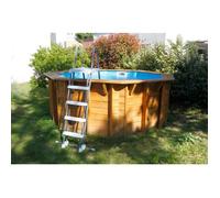 Piscine bois Sunwater 3,60 x 1,20 m liner bleu - Ubbink