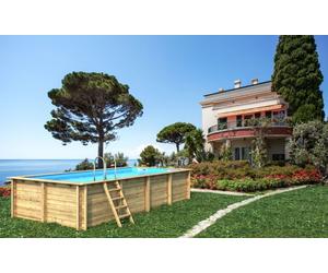 Piscine Bois Weva Rectangulaire 6m x 3m x 1.46m