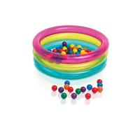 Intex Piscine à balles 48674NP – 86 x 25 cm – 3 anneaux multicolore