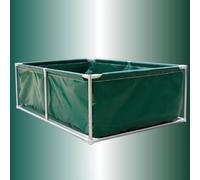 Piscine, cadre en acier hors sol, piscine de jardin durable pour familles et enfants, assemblage facile, comprend un patch de réparation (L 100 x l 300 x H70 cm)