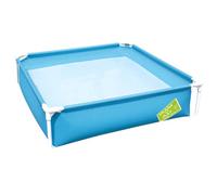 Piscine Cadre Tubulaire Bestway My First Frame Pool 122x122x30,5 cm PVC métal pour Jardin terrasse Cour, Bassin Hors Sol Enfant Famille été détente Aquatique Loisir
