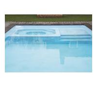 Piscine coque MENPHIS 2 : 8.70 x 4.20 x 1.50 m + LUXE + Box Palette