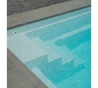 Piscine coque Sparte 6 : 6.20 x 3.20 x 1.50 m + LUXE pièces à sceller sans filtration