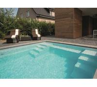 Piscine coque Sparte 7 : 7.45 x 3.60 x 1.50 m + ECO pièces à sceller sans filtration