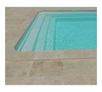 Piscine coque Troie 7 : 6.95 x 3.60 x 1.50m + LUXE + Coffre PVC hors sol