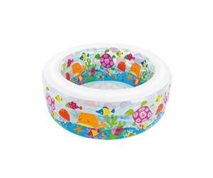 Piscine D152x56cm barrière de corail fond gonflable