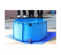 Piscine d'aquarium pliable en plastique rigide très résistant - Montage facile - Pour carpes koï et poissons rouges - 1,8 x 1 m (D x H)