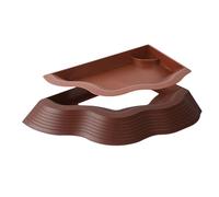 Piscine de bain pour reptiles - Bol d'eau antidérapant pour tortue pour un accès facile, décoration d'aquarium avec plateau de trempage, bain de reptile pour gecko, serpent, dragon barbu, petit, moyen