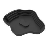 Piscine de bains de reptile extra grande - eau | Piscine de bain pour alimentation reptile | Bols d'eau pour reptiles avec design de rampe anti-glissement pour salamandre a b