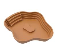 Piscine de bains de reptile extra grande - eau | Piscine de bain pour alimentation reptile | Bols d'eau pour reptiles avec design de rampe anti-glissement pour salamandre a b