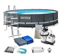 Piscine de jardin à cadre - Intex - 488x122 cm - Ultra XTR Frame - Ensemble 12en1 - PVC à 3 couches