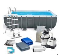 Piscine de jardin à cadre - Intex - 549x274x132 cm - Ultra Frame - 12en1 - PVC 3 couches - Cadre métallique renforcé