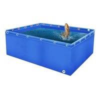Piscine de jardin en toile PVC multifonction avec vanne de vidange pour le stockage et l'irrigation de l'eau
