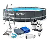 Piscine de jardin Frame 732 x 132 cm 11 en 1 INTEX 26340