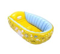 Piscine de Jardin, Paddling Pool Inflatable Multicolor 90x55x25 cm(Yellow)