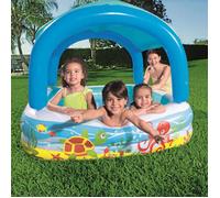 Piscine de jeu - Bestway - 52192 - Auvent amovible - Vinyle robuste - 140x140x114 cm