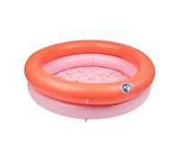 Piscine de pagayage pour chiens, design pliable facile, 80x80x25 cm, baignoire de chien gonflable, piscine pour animaux de compagnie, un fond sans glissement en toute sécurité, pour la plage d'arrière