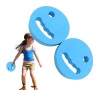 Piscine de Poids à Eau - 2 disques de Natation à Main en EVA, Ensemble d' avec poignée Durable, Outil de Fitness en Piscine avec Utilisation Facile, résistance réglable, idéal pour Les débutant