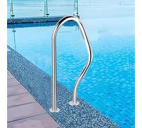 Piscine de sécurité antidérapante en acier inoxydable pour un accès sécurisé à la piscine intérieure et extérieure et support fiable pour échelle de piscine