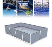 Piscine de stockage d'eau pour tortues koï - Grand aquarium pliable avec support en métal, idéal pour la pisciculture, la crevette, les plantes hydroponiques