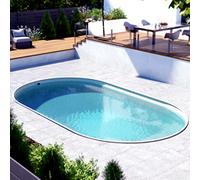 Piscine en acier enterrée ovale SKYSAND 800-h.120 cm EASY - Versione EASY