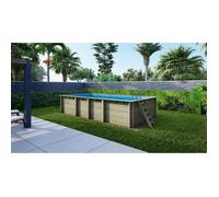 Piscine hors sol bois AQUA Altanka-7 x 3.75m x 1.45m-