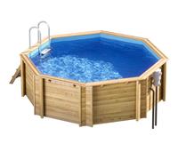 Piscine en bois octogonale Procopi - BWT Pool Tropic 4,14 x 1,20 m
