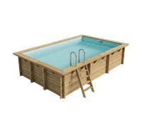 Piscine Ubbink bois Azura - 400 x 200 x H 126 cm (Filtre à sable)