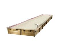 Piscine en bois rectangulaire Ubbink Linéa 15,50 x 3,50 x 1,55 m - Liner Beige