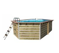 Piscine en bois - WATERCLIP - Siayan - Rectangulaire - 730x430x129cm