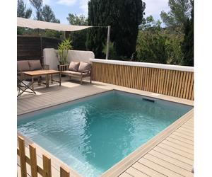 piscine en kit bloc polystyrène carré 4 x 4 x 1.50 m
