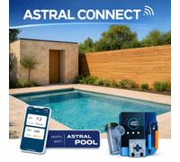 Piscine en kit connectée : 7 x 3 x 1.50 m Fond plat ASTRAL