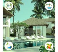 Piscine en kit polystyrène écologique PREMIUM : 8 x 4 m