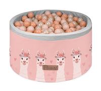 Piscine en mousse Flumi 90x40 cm avec 200 balles ∅7 cm – lamas + balles pêche