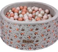 Piscine en mousse Flumi 90x40 cm avec 200 balles ∅7 cm – renards + balles pêche