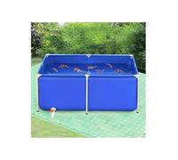 Piscine en PVC flexible avec acier E pour poissons d'extérieur Bing Hydroponique Eau Sto Jardin Bassin Solut 300 x 200 x 70 cm