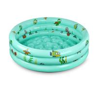 Piscine Enfant, ø100 cm, Piscine Gonflable, Pataugeoire Gonflable, Piscine Gonflable Ronde, Piscine Bebe, Piscine Pataugeoire pour Enfants