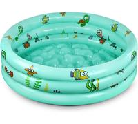 Piscine Enfant, ø100 cm, Piscine Gonflable, Pataugeoire Gonflable, Piscine Gonflable Ronde, Piscine Bebe, Piscine Pataugeoire pour Enfants