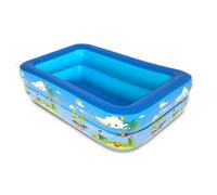 Piscine Enfant Jiahuade, Piscine Gonflable Carrée, Pataugeoire pour Bébé, Extérieur Été, Pataugeoire Famille, Jouets Aquatiques Gonflables pour Enfants Intérieur et Extérieur