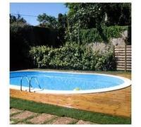 Piscine enterrée acier ovale 800x400xh150 cm - GRE - Madagascar