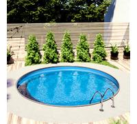 Piscine enterrée en acier circulaire NEWSKYBLUE 400-h.120cm-EASY - Versione EASY