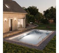 Piscine enterrée Paradis Bleu Procopi - BWT Pool en kit 8 x 4 m