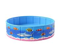 Piscine Extérieure | Bac Rond Rigide à Motif | Piscine Pliable sans Gonflage À Dessins Animés - Parfait pour la Cour Arrière Été Baignade et Jeux d'eau