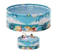 Piscine extérieure Pliable - Baignoire Portable pour Animaux de Compagnie, Jeu d'eau de Configuration Rapide | Piscine Pliable pour, Baignoire Durable en Cour arrière avec Un Fond sans glissem