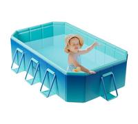 Piscine extérieure rectangulaire - Piscine pliable hors sol | Grandes piscines de jardin hors sol, Baignoire portable, Piscine pour enfants non gonflable, Baignoire de douche pour chats pour Cort