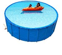 Piscine extérieure ronde ultra large avec cadre en plastique pour jardin et jardin Idéal pour adultes Tailles 1 m à 10 m Parfait pour s'amuser en été et se détendre